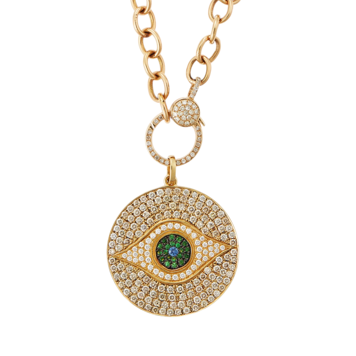 Awakening Pendant Champagne Glow - EVIL EYE - Ileana Makri