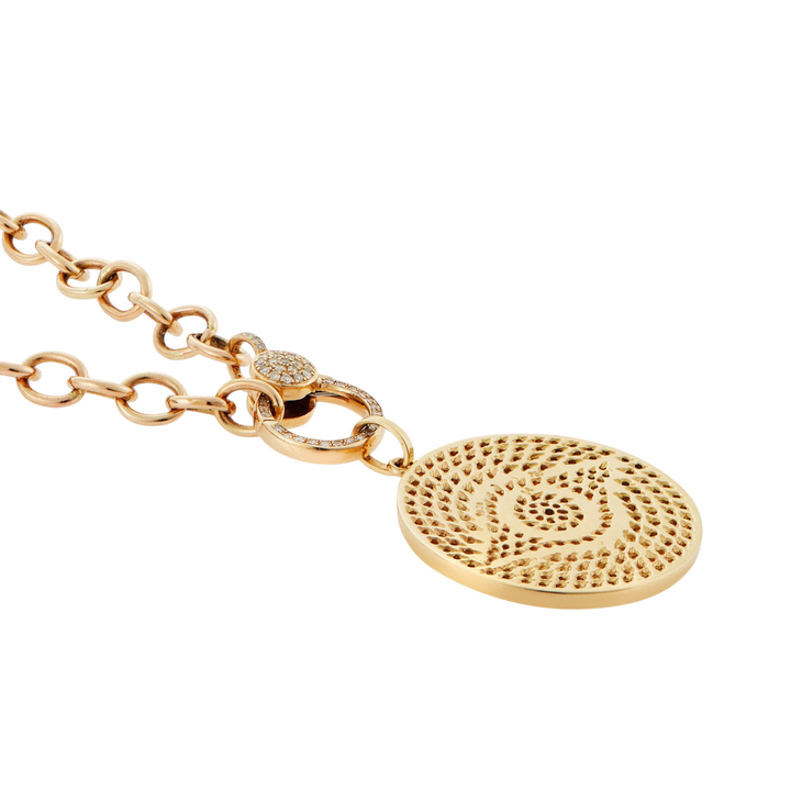 Awakening Pendant Champagne Glow - EVIL EYE - Ileana Makri