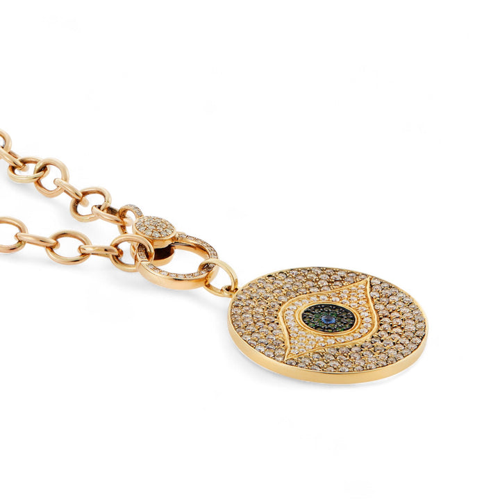 Awakening Pendant Champagne Glow - EVIL EYE - Ileana Makri