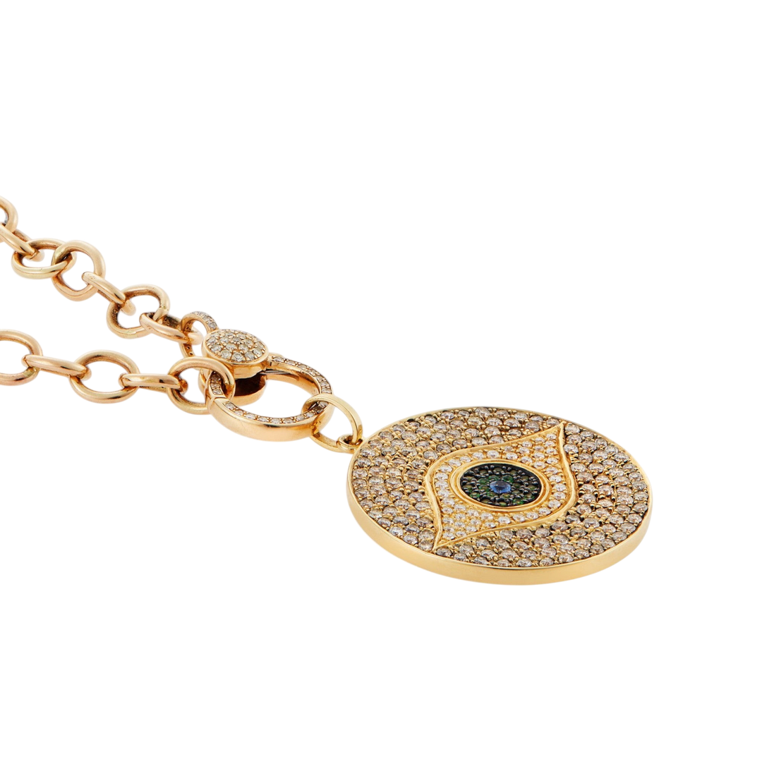 Awakening Pendant Champagne Glow - EVIL EYE - Ileana Makri