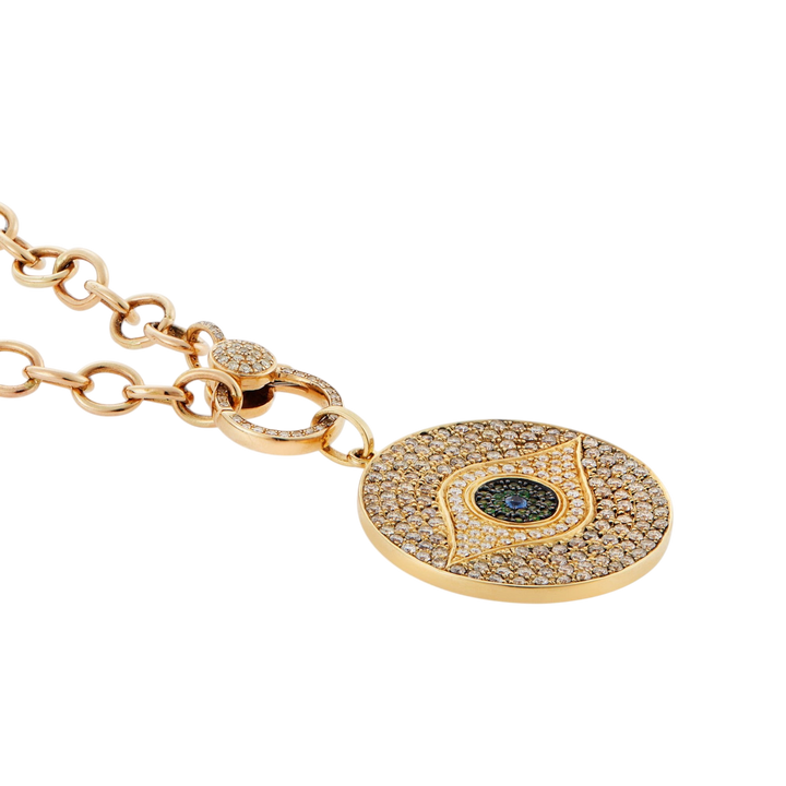 Awakening Pendant Champagne Glow - EVIL EYE - Ileana Makri