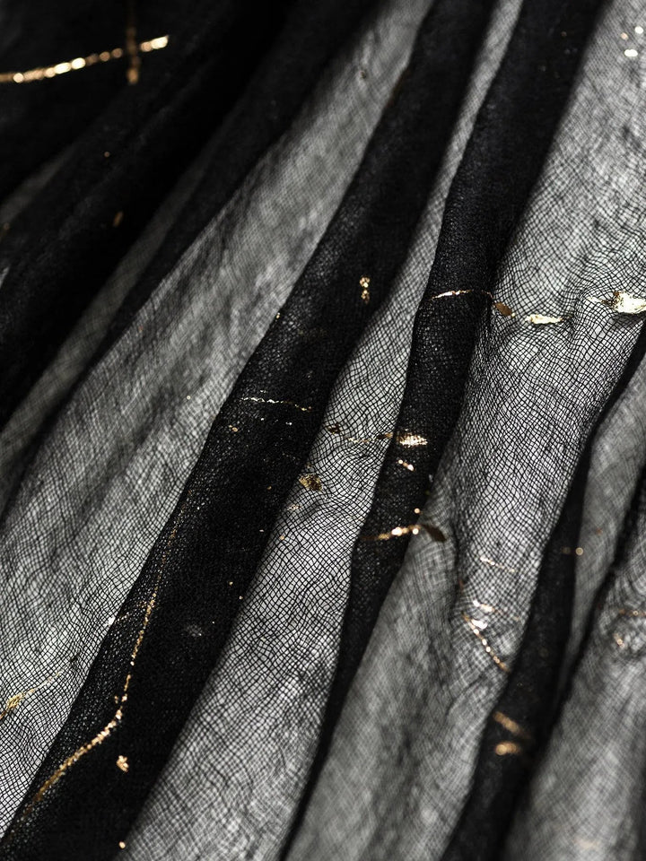 Azzurro Black Large Wrap - Dianora Salviati - Ileana Makri