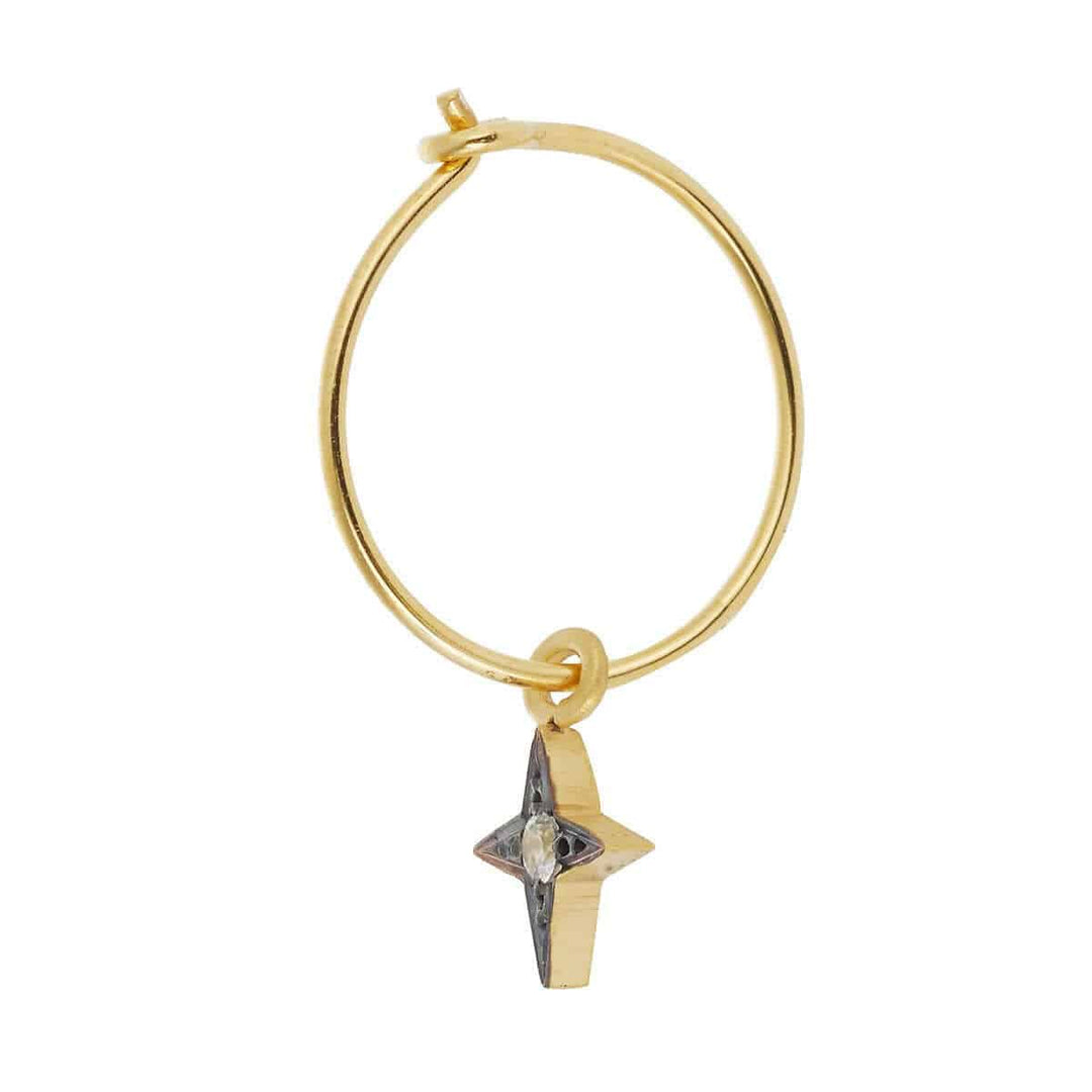 Baby Nova Star Hoops - Eye M UFO - Ileana Makri