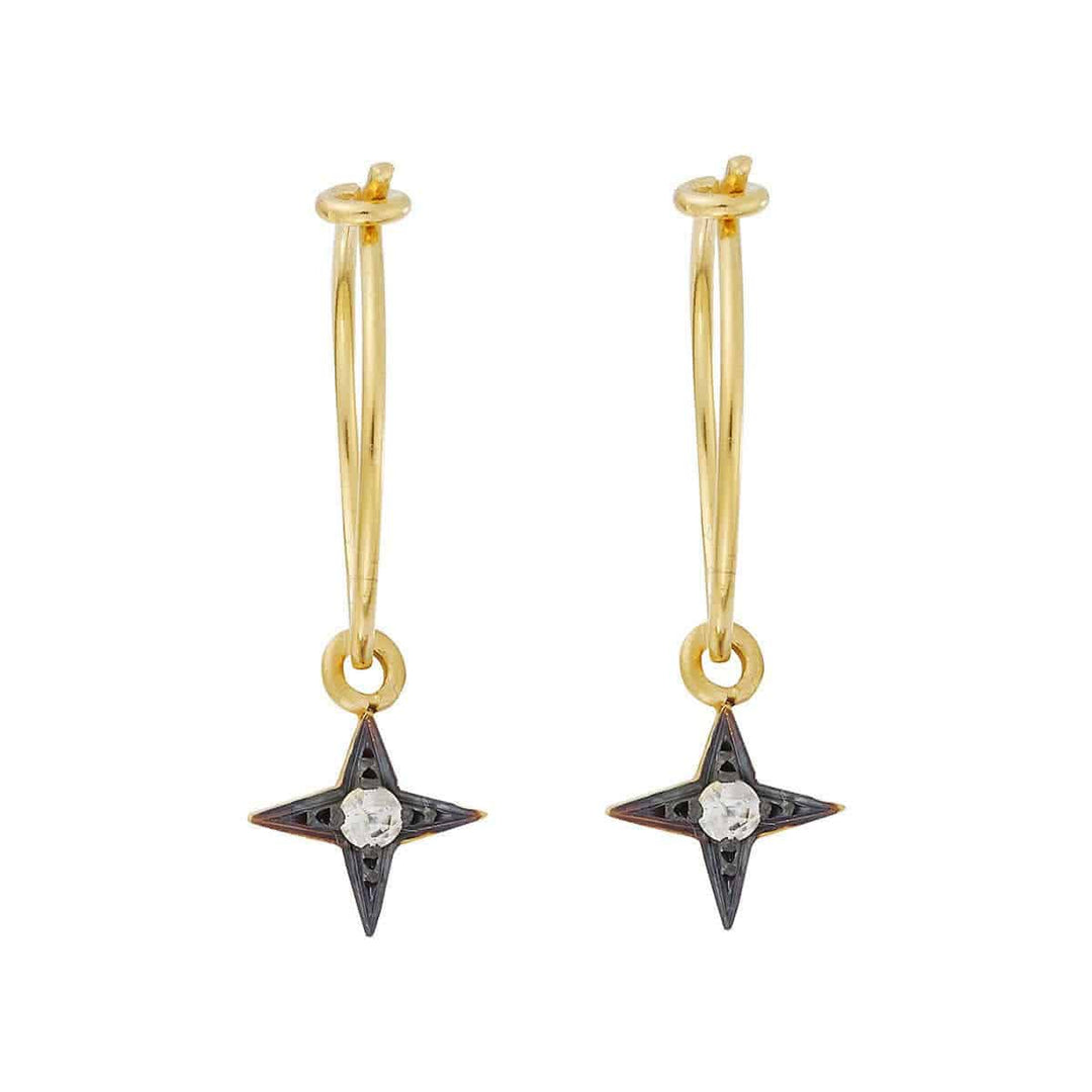 Baby Nova Star Hoops - Eye M UFO - Ileana Makri