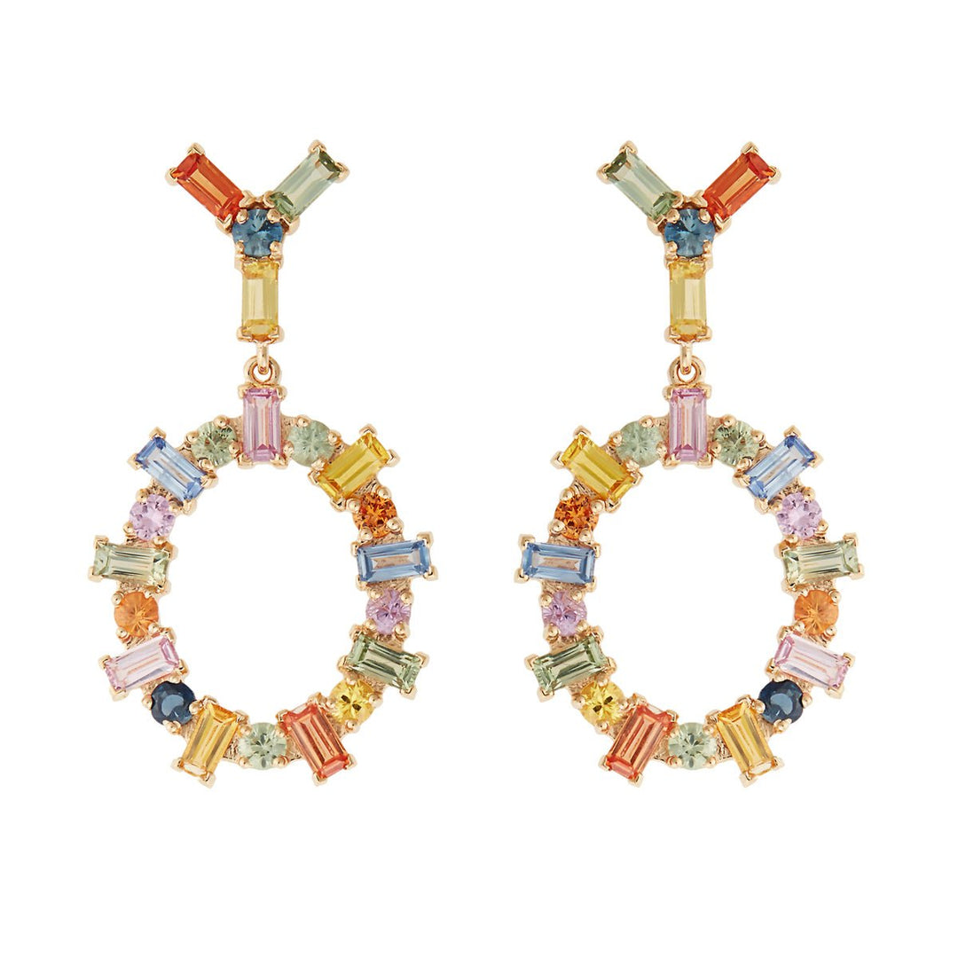 Baguette Again Earrings Y - Mcs - S - THE EDIT - Ileana Makri