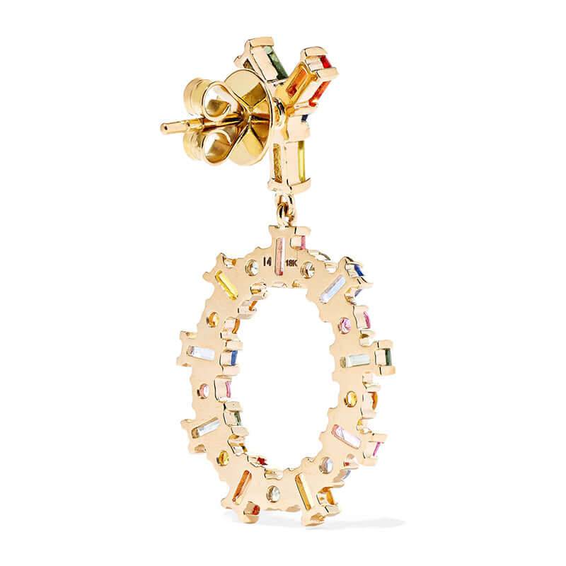 Baguette Again Earrings Y - Mcs - S - THE EDIT - Ileana Makri