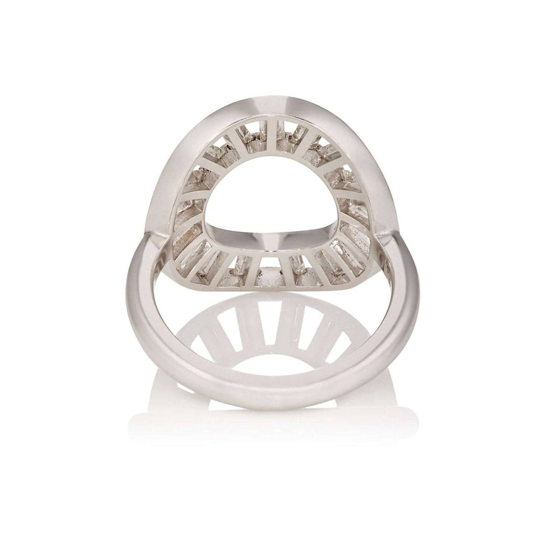 Baguette Circle Ring W - D - THE EDIT - Ileana Makri