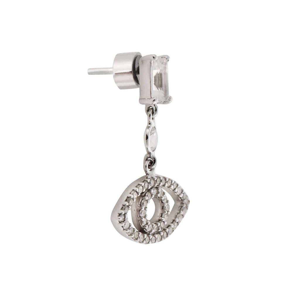 Baguette Empty Eye Earrings - THE EDIT - Ileana Makri