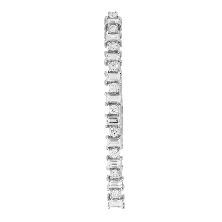 Baguette Eye Hoops - L - THE EDIT - Ileana Makri