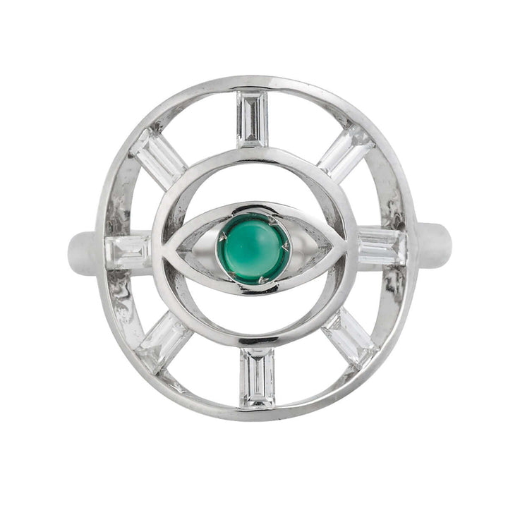 Baguette Eye Ring W - D - Em - THE EDIT - Ileana Makri