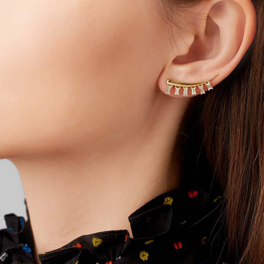 Baguette Eyelash Cuff - THE EDIT - Ileana Makri