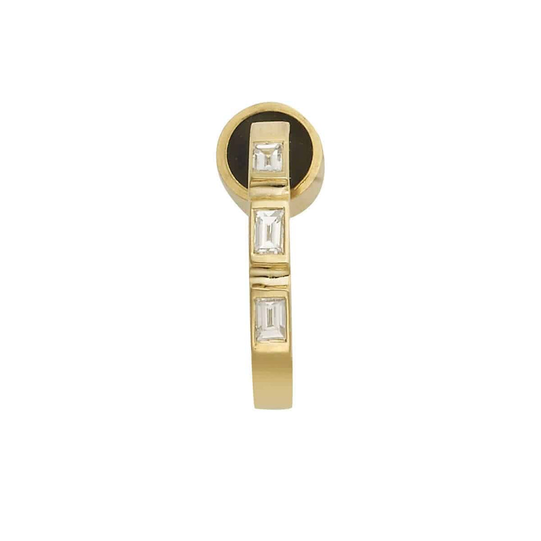 Baguette Mini Hoops Y - 3D - Baguette - Ileana Makri