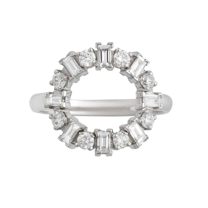 Baguette Round Ring W - D - THE EDIT - Ileana Makri