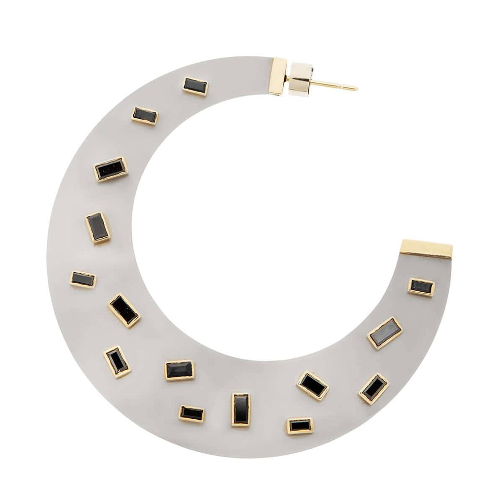Baguette Sprinkles Ear BD - TITANIUM - Ileana Makri