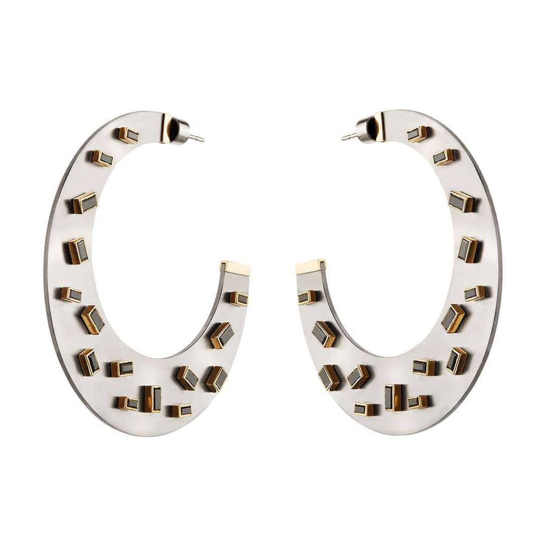 Baguette Sprinkles Ear BD - TITANIUM - Ileana Makri