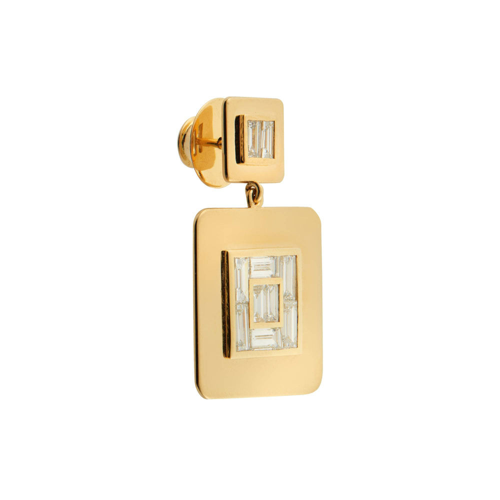 Baguette Tile Earrings Y - D - Tile - Ileana Makri