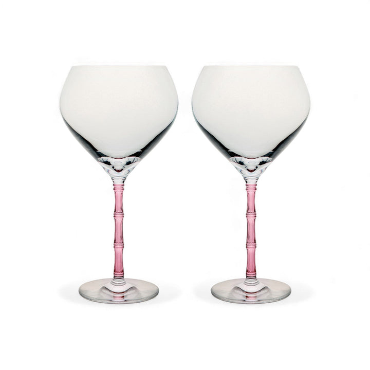 Bamboo Balloon Glasses Pink (Set Of 2) - La Double J Home - Ileana Makri