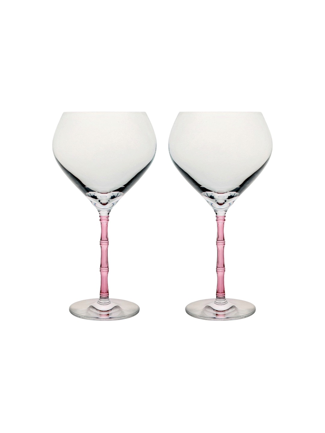 Bamboo Balloon Glasses Pink (Set Of 2) - La Double J Home - Ileana Makri