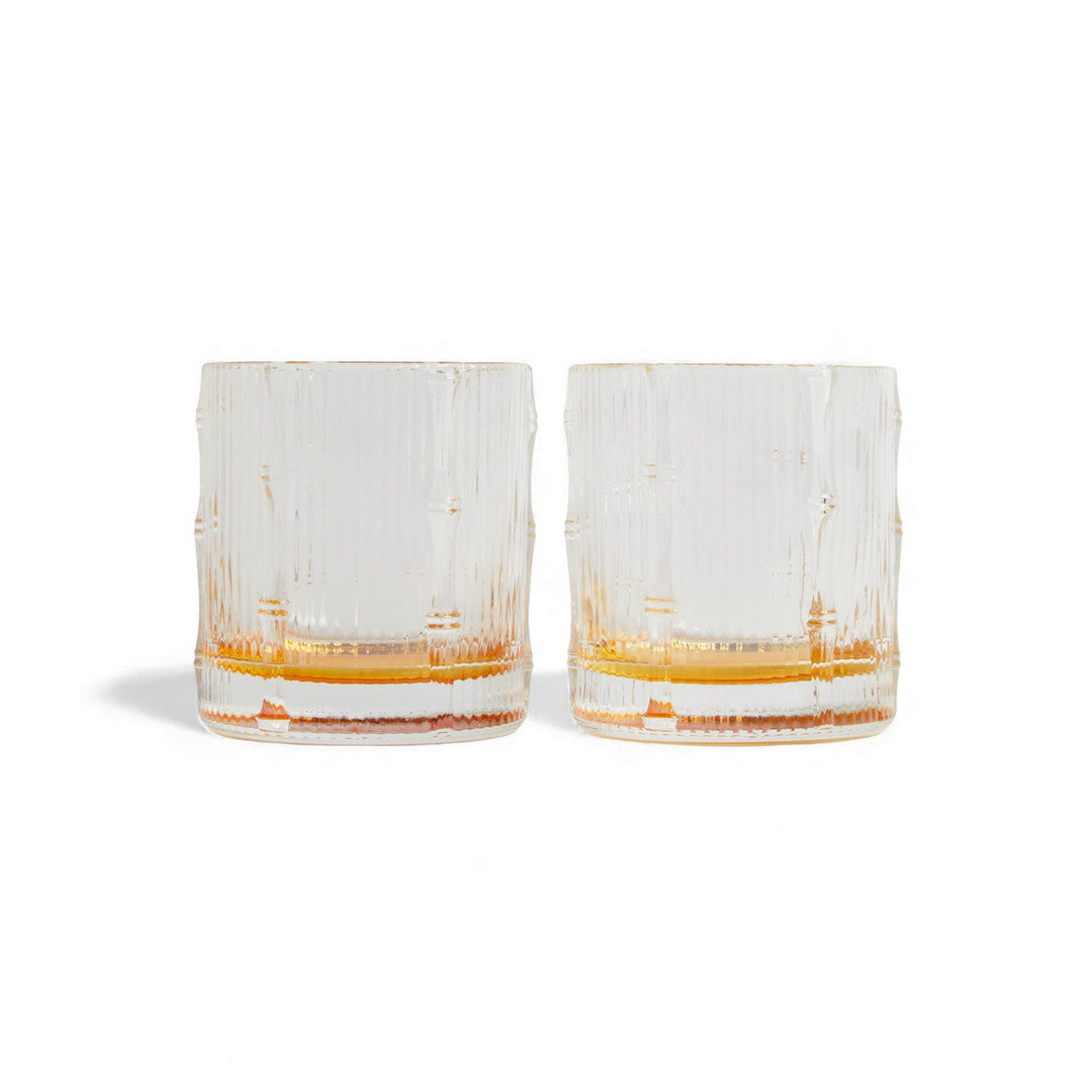 Bamboo Tumbler Solid Amber (Set Of 2) - La Double J Home - Ileana Makri