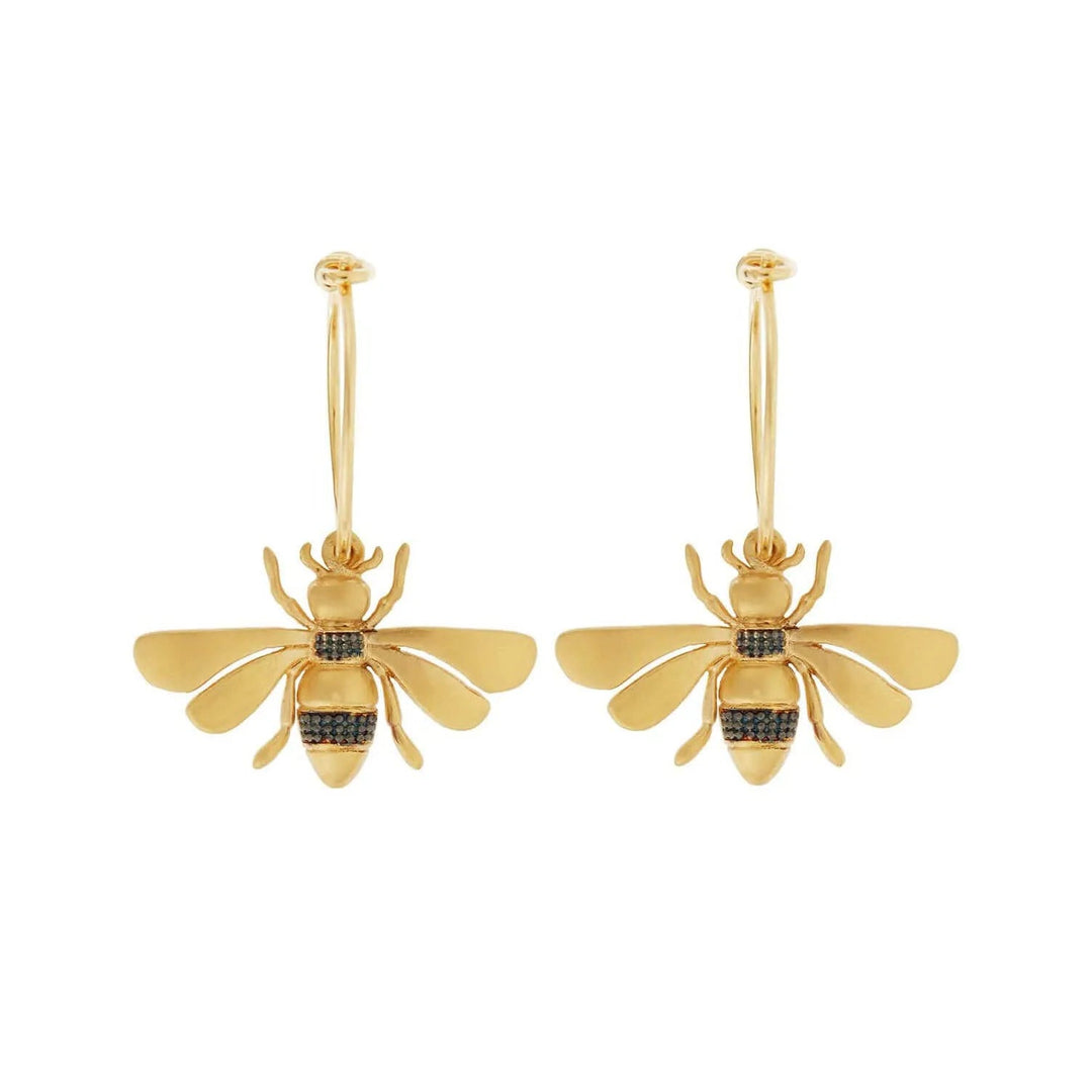 Bee Mini Hoops - Eye M Jungle - Ileana Makri