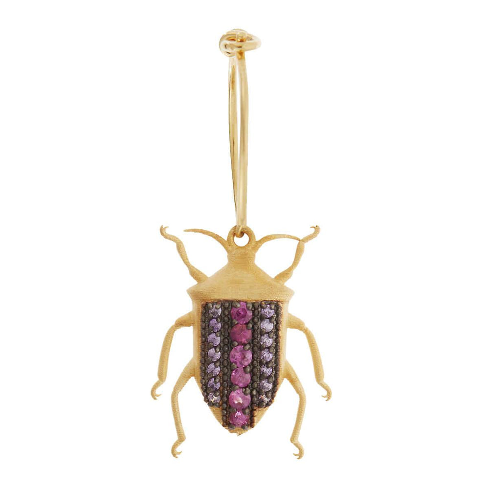 Beetle Hoops Fuchsia Purple - Eye M Jungle - Ileana Makri