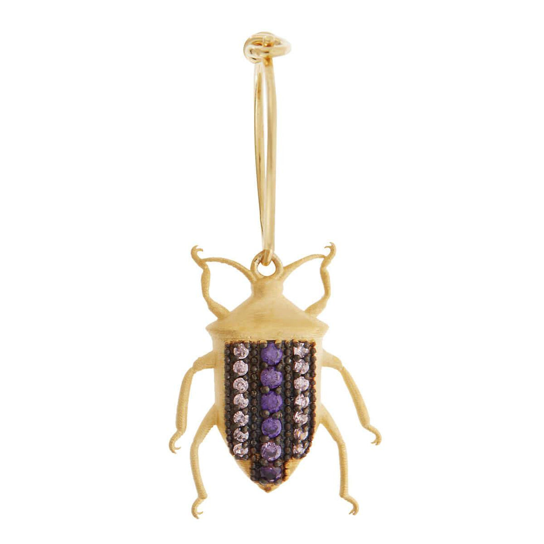 Beetle Hoops Purple Pink - Eye M Jungle - Ileana Makri store