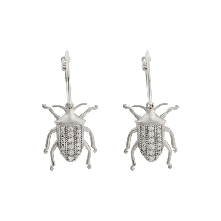 Beetle Hoops Slv - Ox - Eye M Core - Ileana Makri