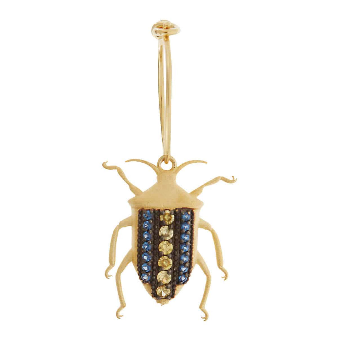 Beetle Hoops Yellow Blue - Eye M Jungle - Ileana Makri store