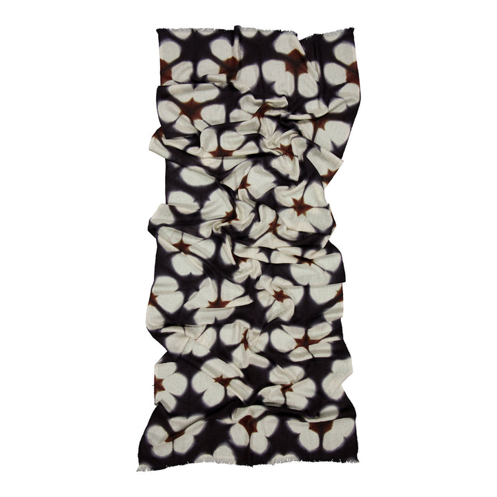Beliss Scarf Black & Cognac