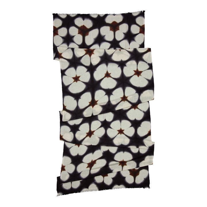 Beliss Scarf Black & Cognac