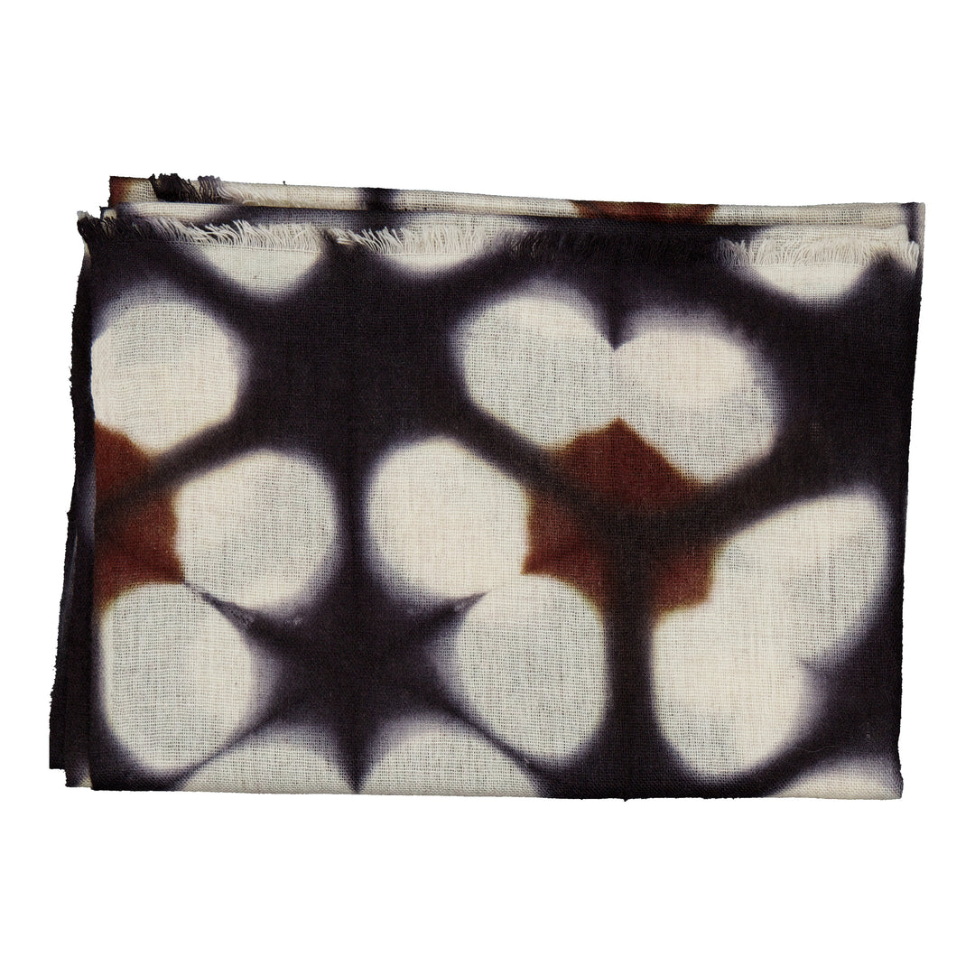 Beliss Scarf Black & Cognac