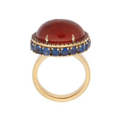 Candy Eternity Flower Ring - Bespoke - Ileana Makri store