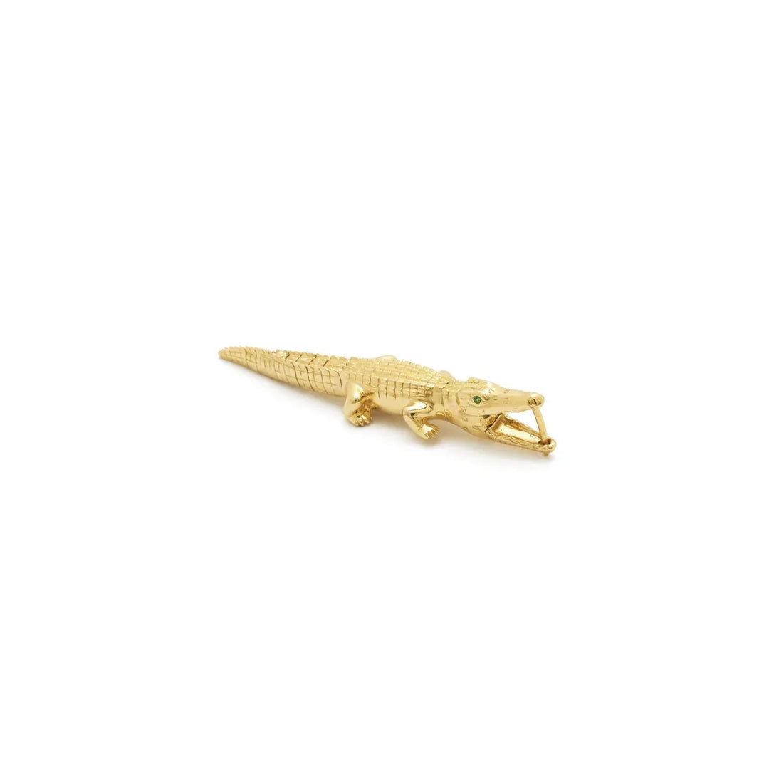 Gold Alligator Bite Earring - Bibi Van Der Velden - Ileana Makri store