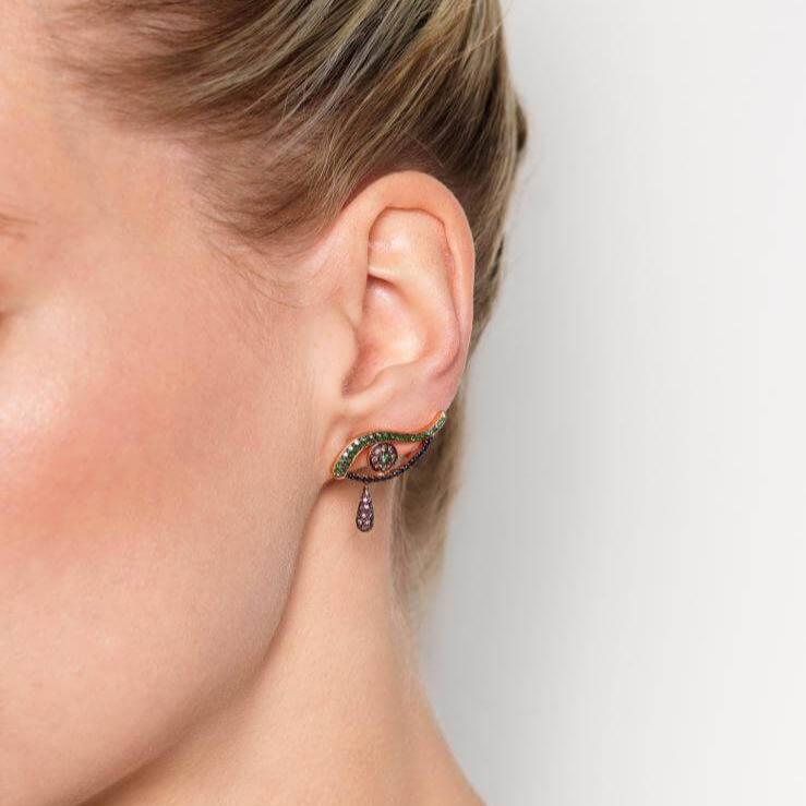 Big Feelings Earring P - Chd - Bd - Ts - Bs - Crying Eyes - Ileana Makri