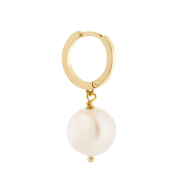 Big Pearl Hoops YP - Eye M Core - Ileana Makri store