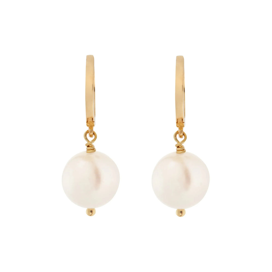Big Pearl Hoops YP - Eye M Core - Ileana Makri