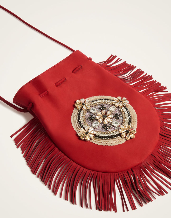 Big Power Pouch Solid Red - La Double J Accessories - Ileana Makri
