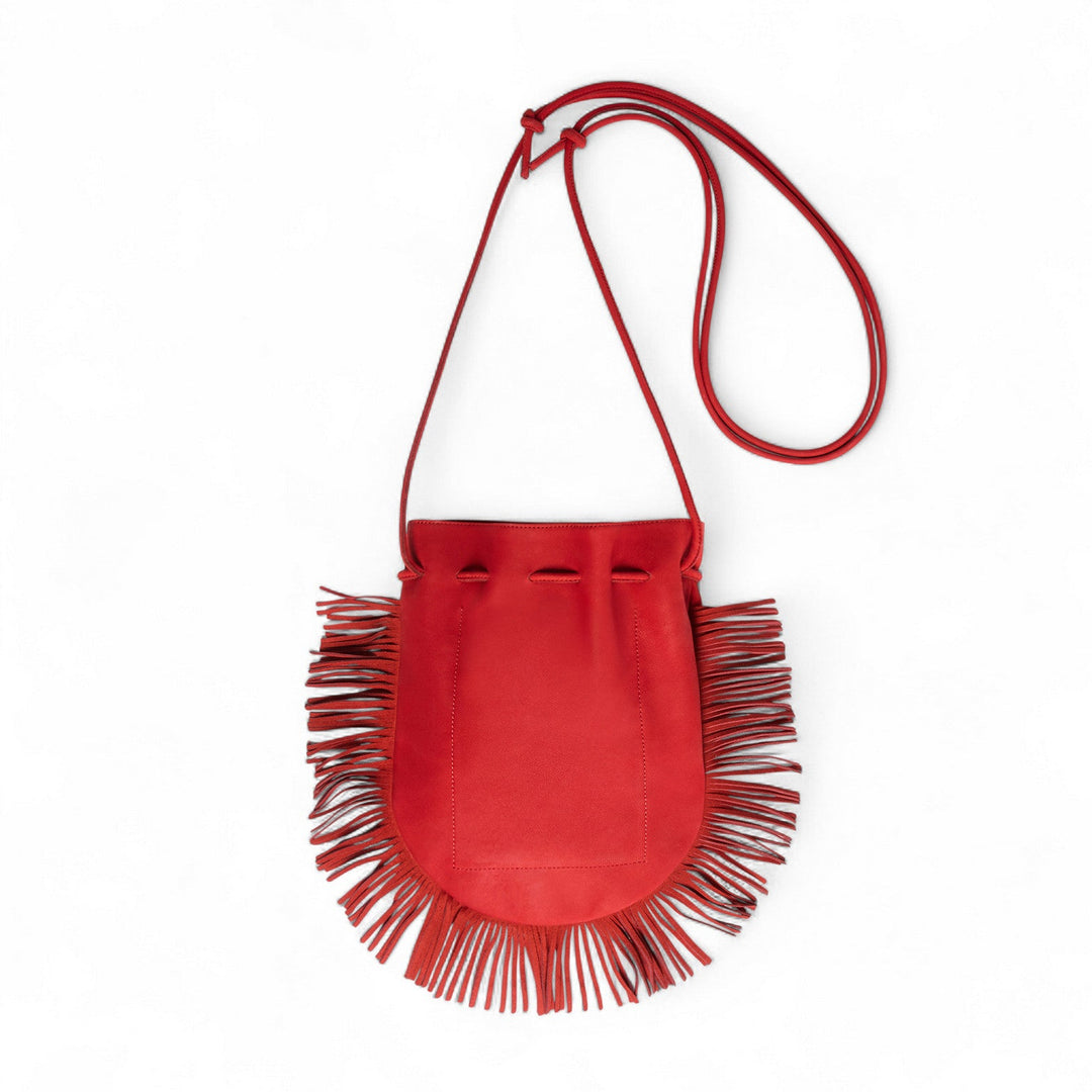 Big Power Pouch Solid Red - La Double J Accessories - Ileana Makri
