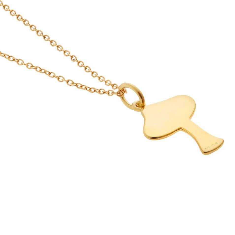 Big Purple Mushroom Necklace - Eye M Flower Power - Ileana Makri