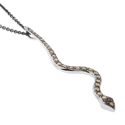 Big Snake Pendant W-OXS-CHD-RU - SNAKES - Ileana Makri store