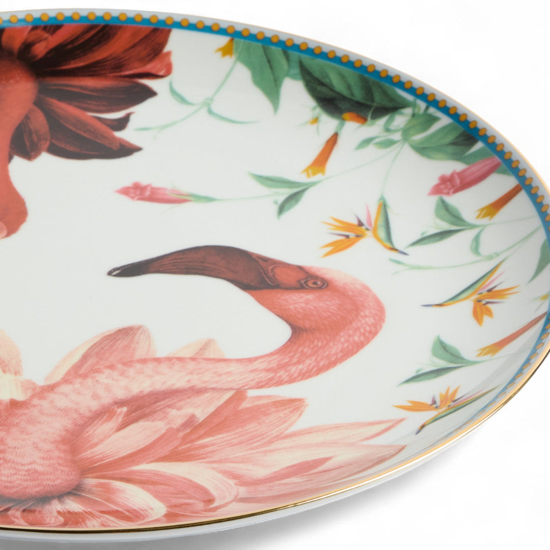 Bird Bloom Decorative Plate - La Double J Home - Ileana Makri