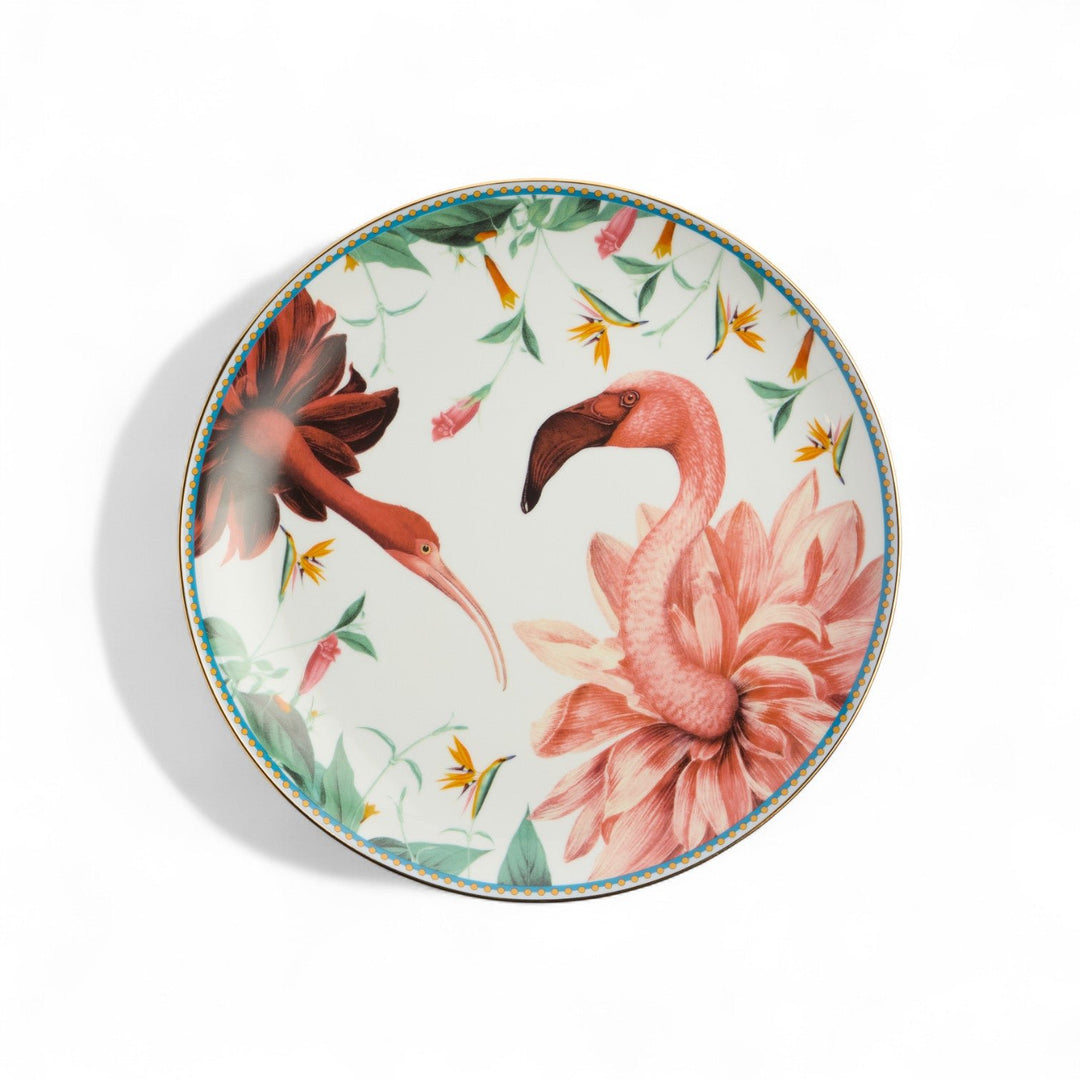 Bird Bloom Decorative Plate - La Double J Home - Ileana Makri