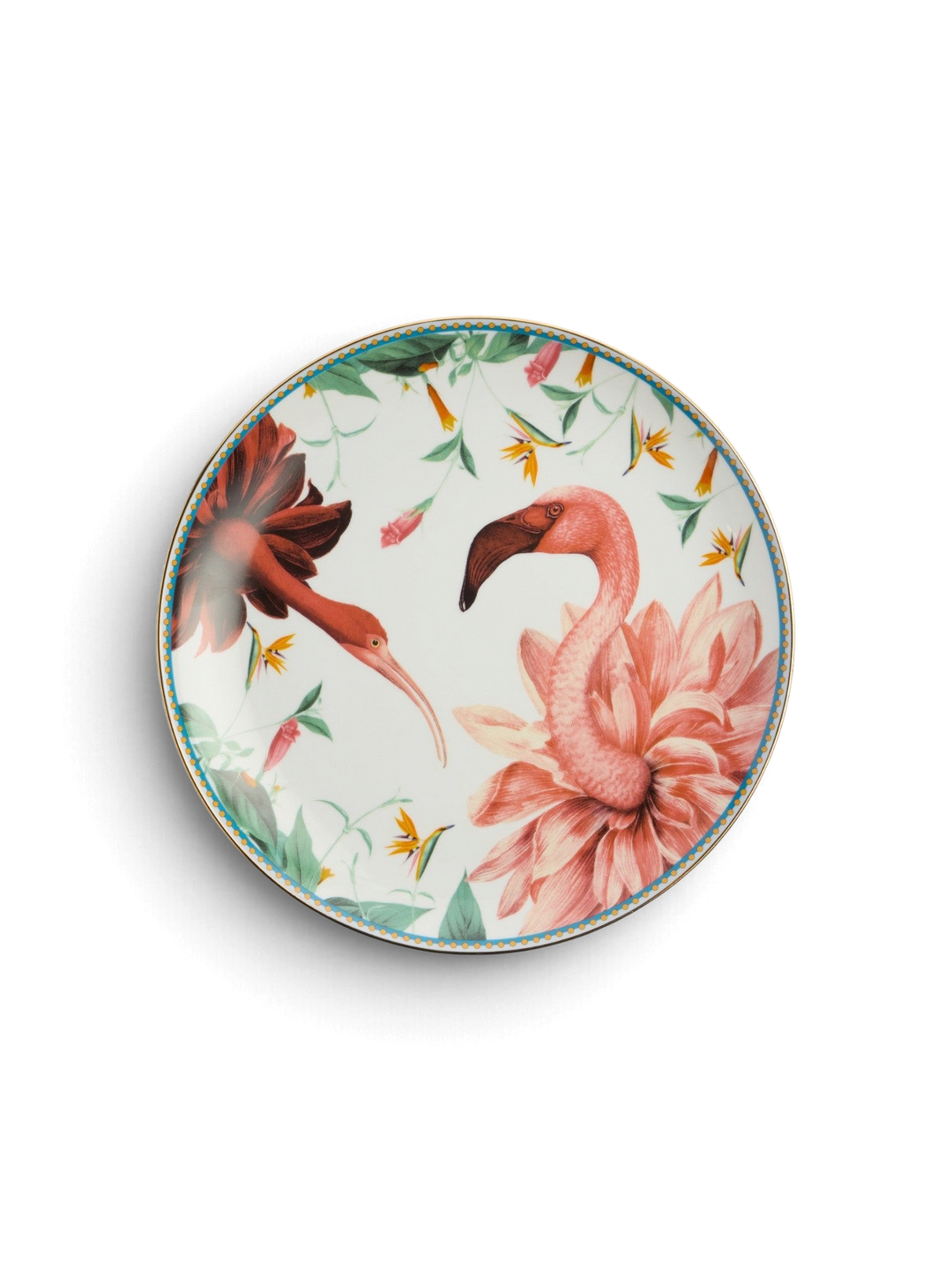 Bird Bloom Decorative Plate - La Double J Home - Ileana Makri