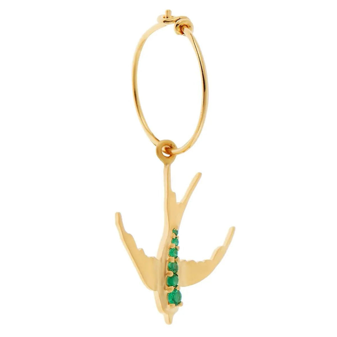 Bird Mini Hoops - Eye M Jungle - Ileana Makri