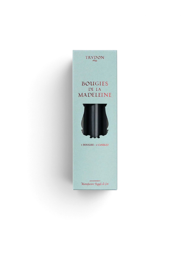 Black Madeleine Tapered Candles (Box of 6) - Cire Trudon - Ileana Makri