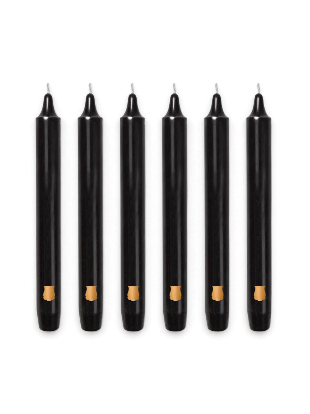 Black Madeleine Tapered Candles (Box of 6) - Cire Trudon - Ileana Makri
