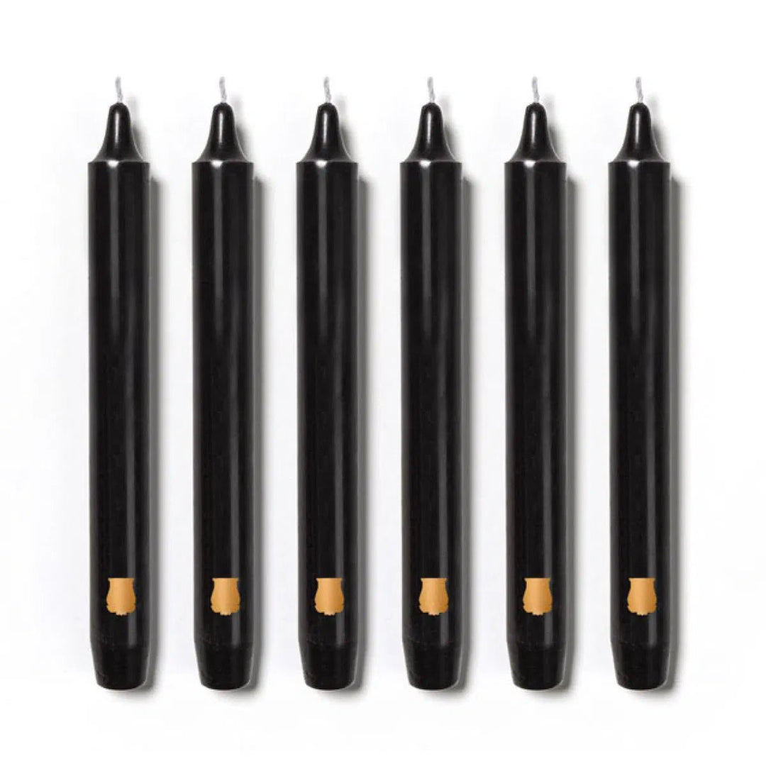Black Madeleine Tapered Candles (Box of 6) - Cire Trudon - Ileana Makri