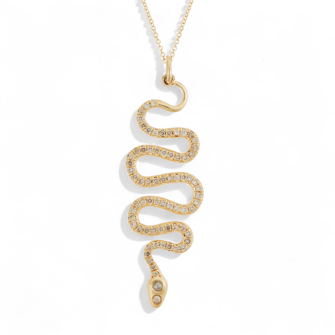 Black Mamba Pendant Y - CHD - RDS - SNAKES - Ileana Makri