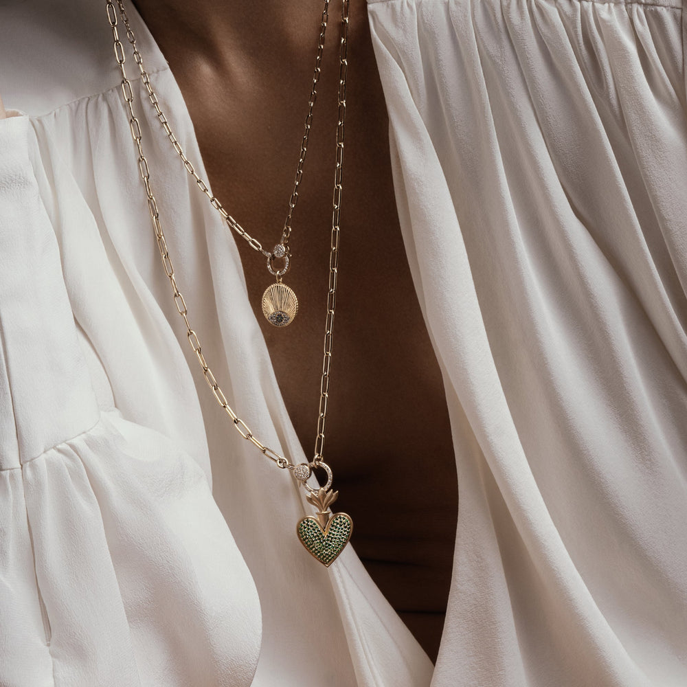 Blazing Heart Pendant Y - TS - EYE LOVE - Ileana Makri