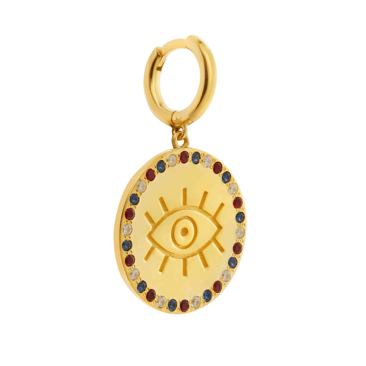 Bleu Blanc Rouge Lucky Eye Earrings - Emily in Paris - Ileana Makri store